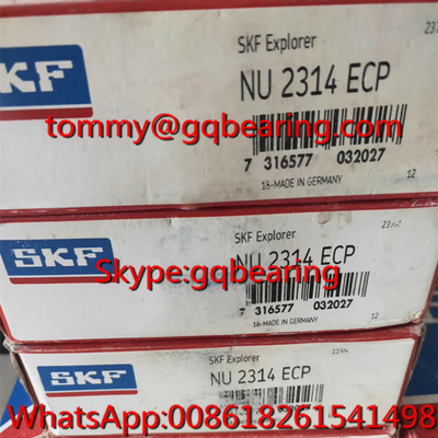 SKF NU2314 ECP 원통 롤러 베어링 NU2314ECP 공기 압축기 베어링 70x150x51mm